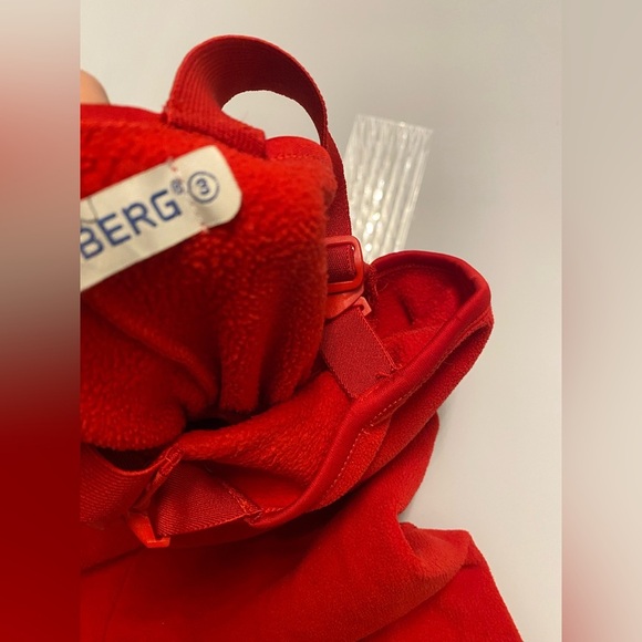 Red fleece Kids Bottoms by Stromberg - Picture 4 of 4